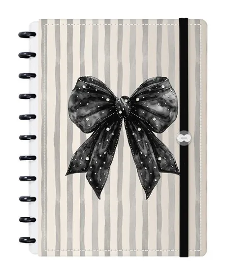 Caderno Iscool Disc Prime Coquette Vintage Chic Glamour