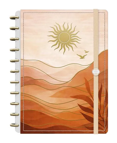 Caderno Iscool Disc Prime Dunas Âmbar