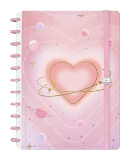 Caderno Iscool Disc Prime Mystic Glow Galáxia Encantada